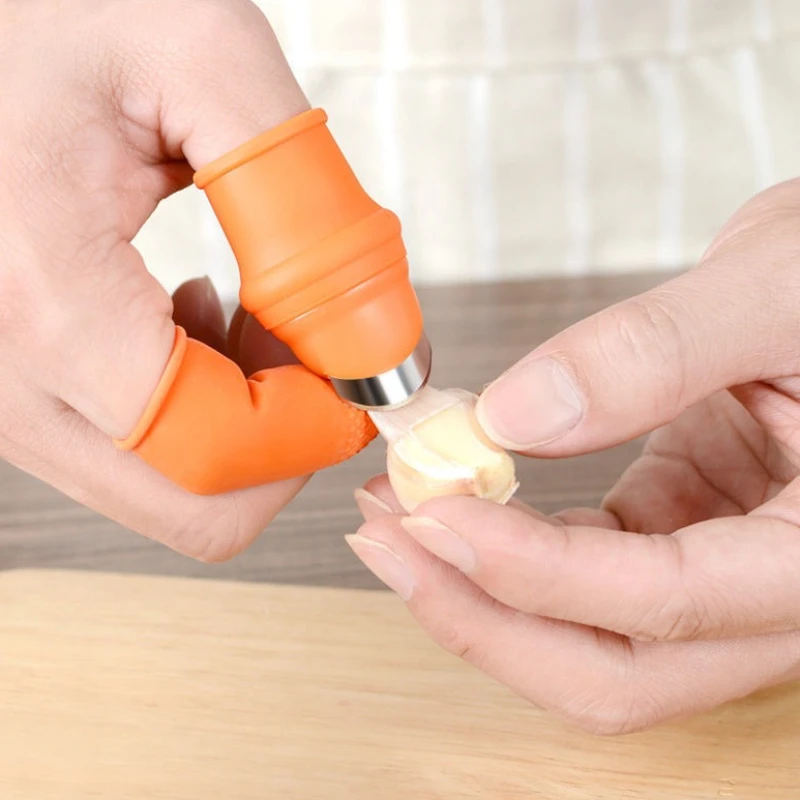 Silicone Thumb Tools for Picking Vegetables Chili Peppers Beansfor Plant Fruit Harvesting Pinching Plant Blade Agricultural Tool