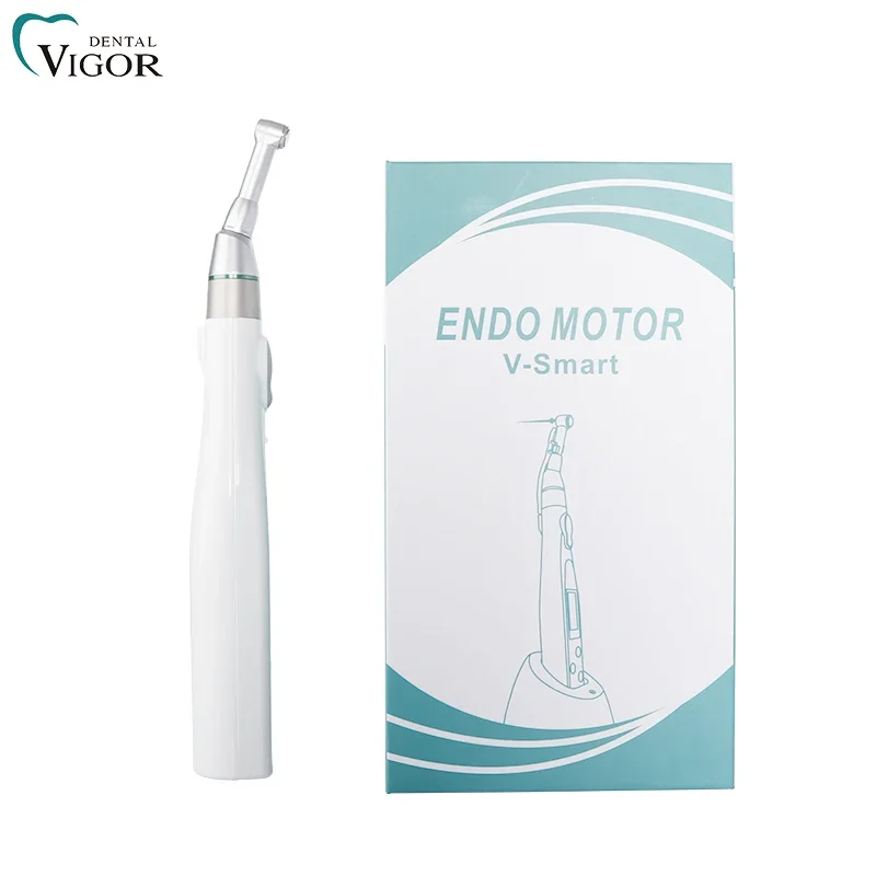 den tal Endo Motor V Smart Wireless Canal Root Treatment with 16:1 Contra Angle Handpiece