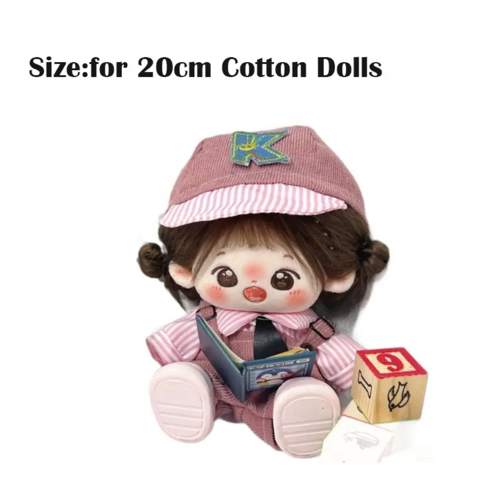 Conjunto de Roupas para Bonecas de 20cm, Estilo Moderno e Fofo, Vestido Miniatura Colorido, Acessórios DIY de Desenho Animado, BJD