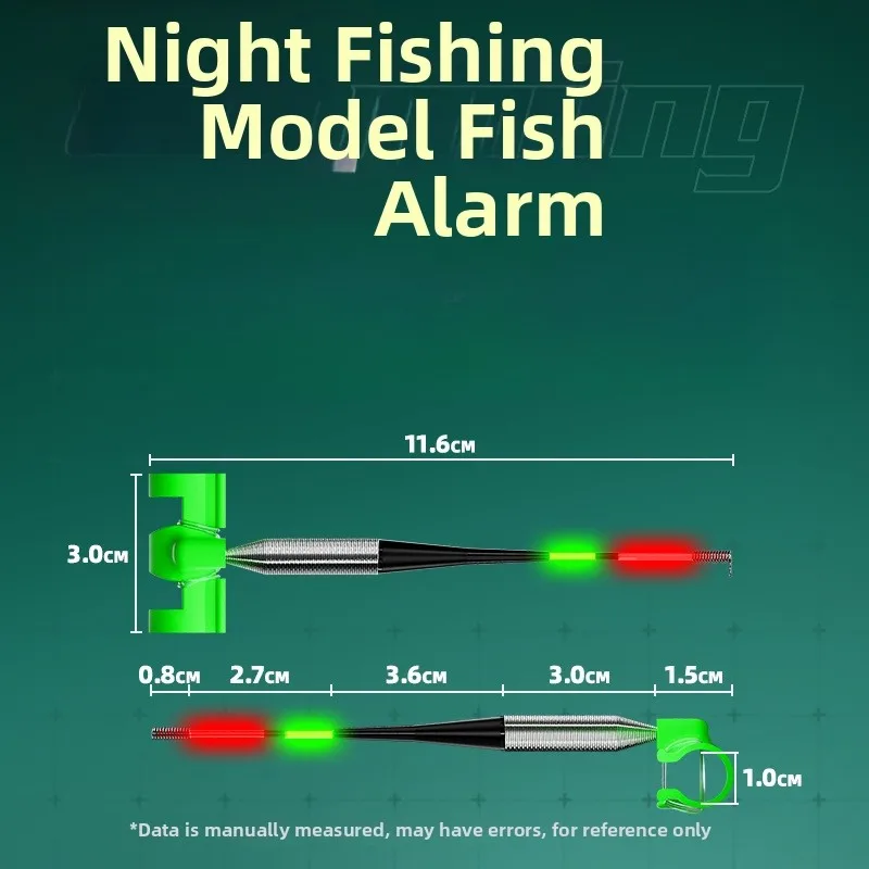 For Shore Fishing Float Signal Indicator with Direct Line Coupling and Sensitive Spring for Precise Bite Notification
