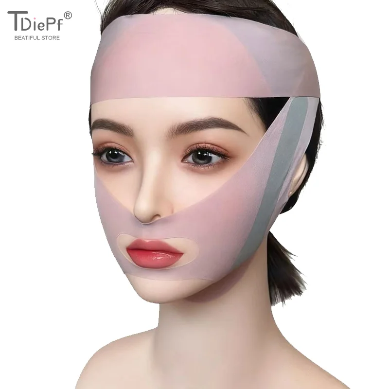 1*Facial Slimming Bandage Lifting Firming Anti Wrinkle Double Chin Reducer Cheek Beauty Face Sculpting V Shaper Face Beauty Tool