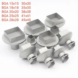 Ugello per pistola ad aria calda serie 850 da 1 pezzo, ugello quadrato BGA SMD Dia-22mm per 850/858 Quick-861D ATTEN-862D