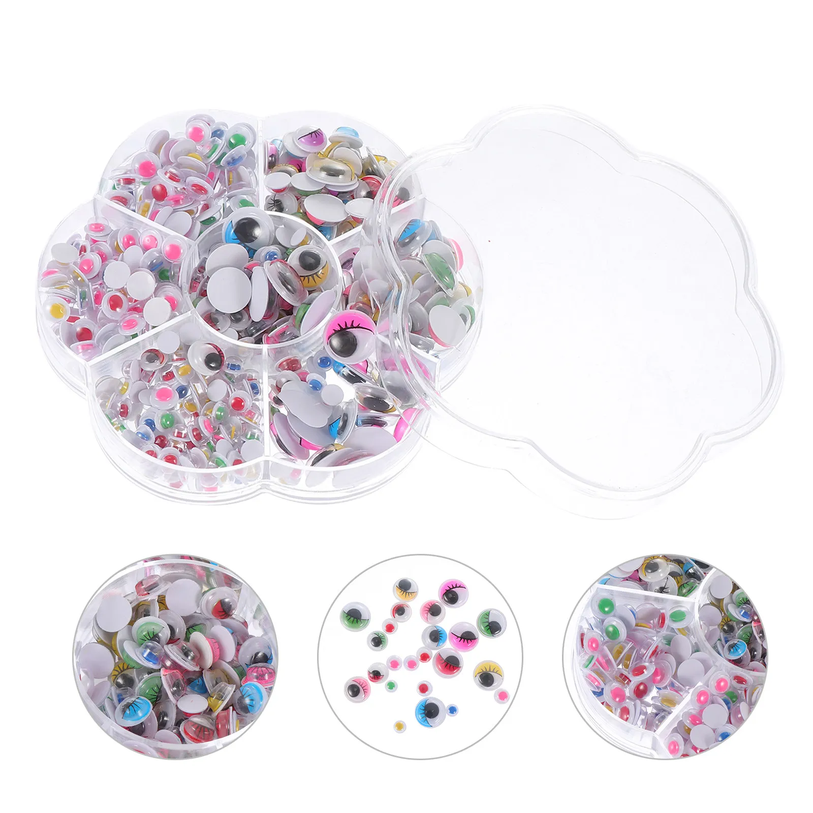 

Самоклеящиеся мультяшные наклейки-глазки, цветные аппликации в виде глаз для рукоделия, скрапбукинга, DIY и художественных работ