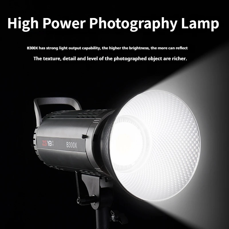 

High Power Photography Lamp B300X Smartphone APP Control Fill Light Dual-color LED Soft Light Studio Portrait Photo Camera Light