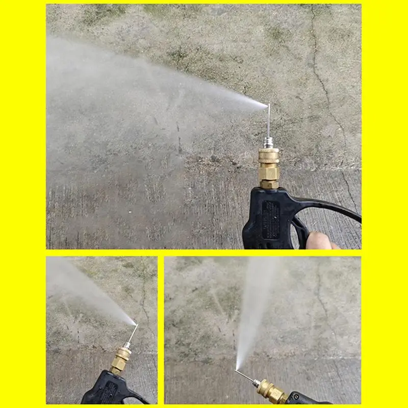2/4Pcs Cleaning Nozzle Water High Pressure Needle Nozzle Straight/Side Jet For AC & Car Washer Tanks  Deep-Cleaning Part