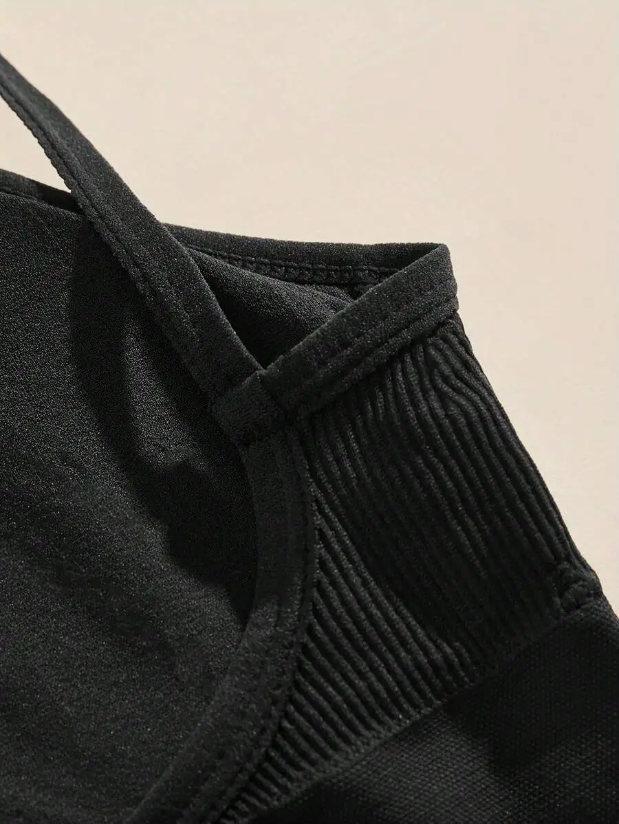 4pcs Women Seamless Striped Camisole Sexy Comfort Gather Bra