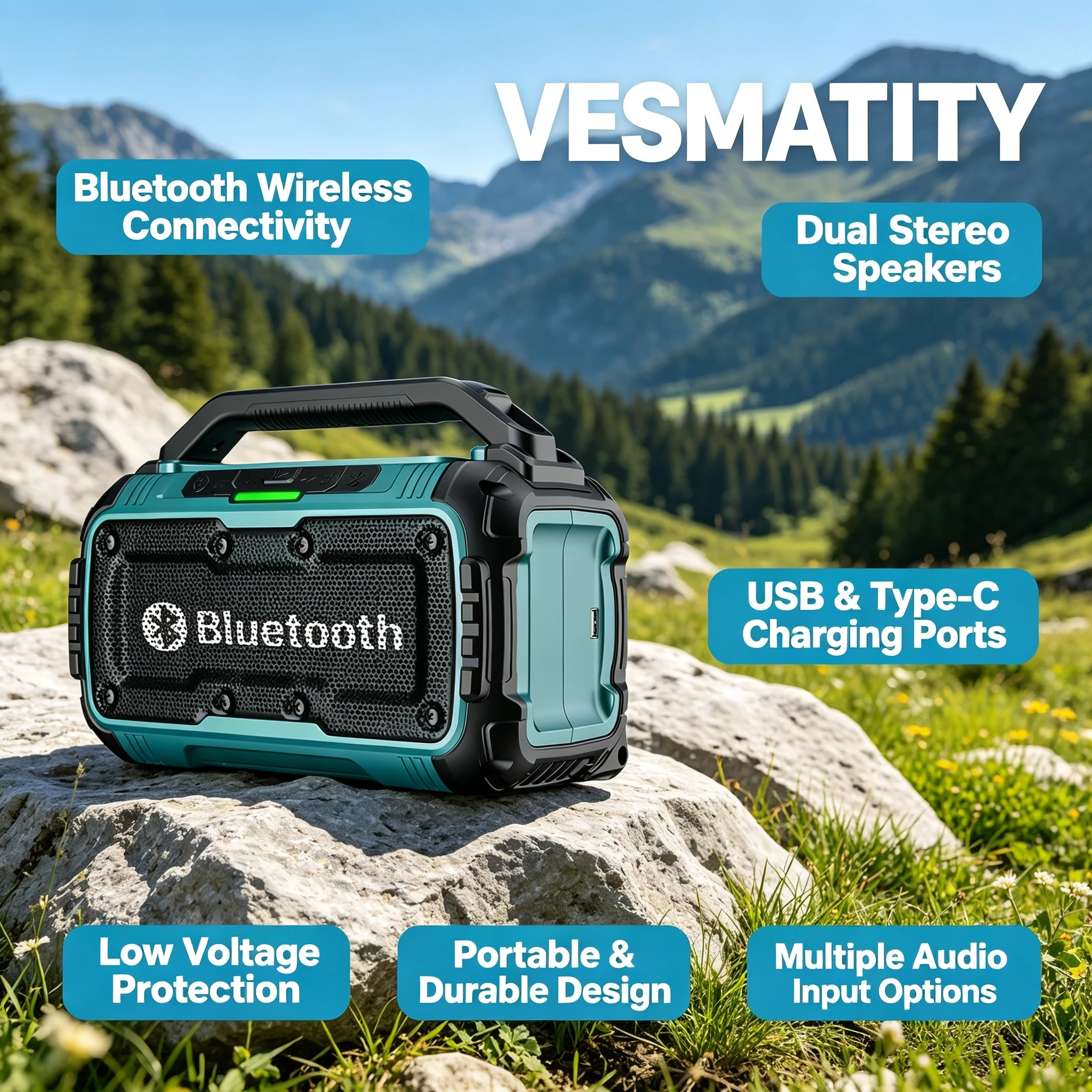 vesmatity-usb-type-c-bluetooth-speaker-waterproof-port-charge-loudspeaker-stereo-surround-tools-for-makita-battery-pro-prime