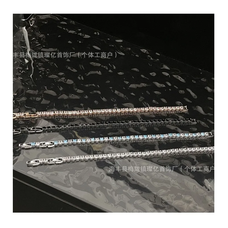 Shijia Classic Bracelet Glitter Imitation Crystal Hemming Inlay Simple, Beautiful and Elegant Exquisite Jewelry