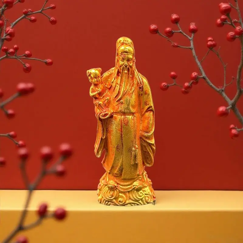 Bronze for home living room decoration fortune prosperity and longevity ornaments