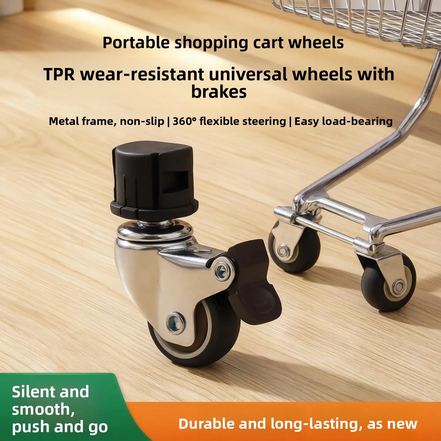 portable-shopping-cart-wheels-tpr-wear-resistant-wheels-metal-frame-non-slip-universal-brake-wheels-helper-for-outdoor-use