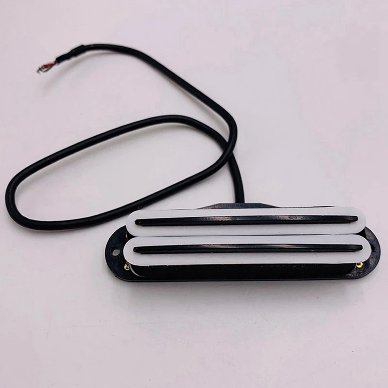 4X Hot Rail Pickups Double Track 11K Alnico5 Guitar Pickup Fit Fender Strat Squier Tele Electric Guitar, White