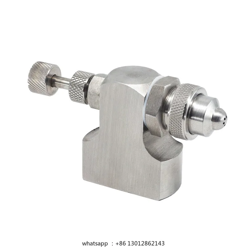

Adjustable = Connect atomizing nozzle Top inlet Double head air atomizing nozzle