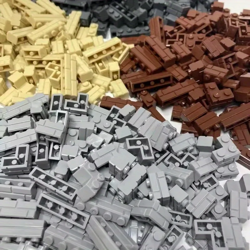 جزيئات صغيرة محاكاة جدار المدينة الطوب بنة نموذج بناء الملحقات بناء القلعة ألعاب الأطفال