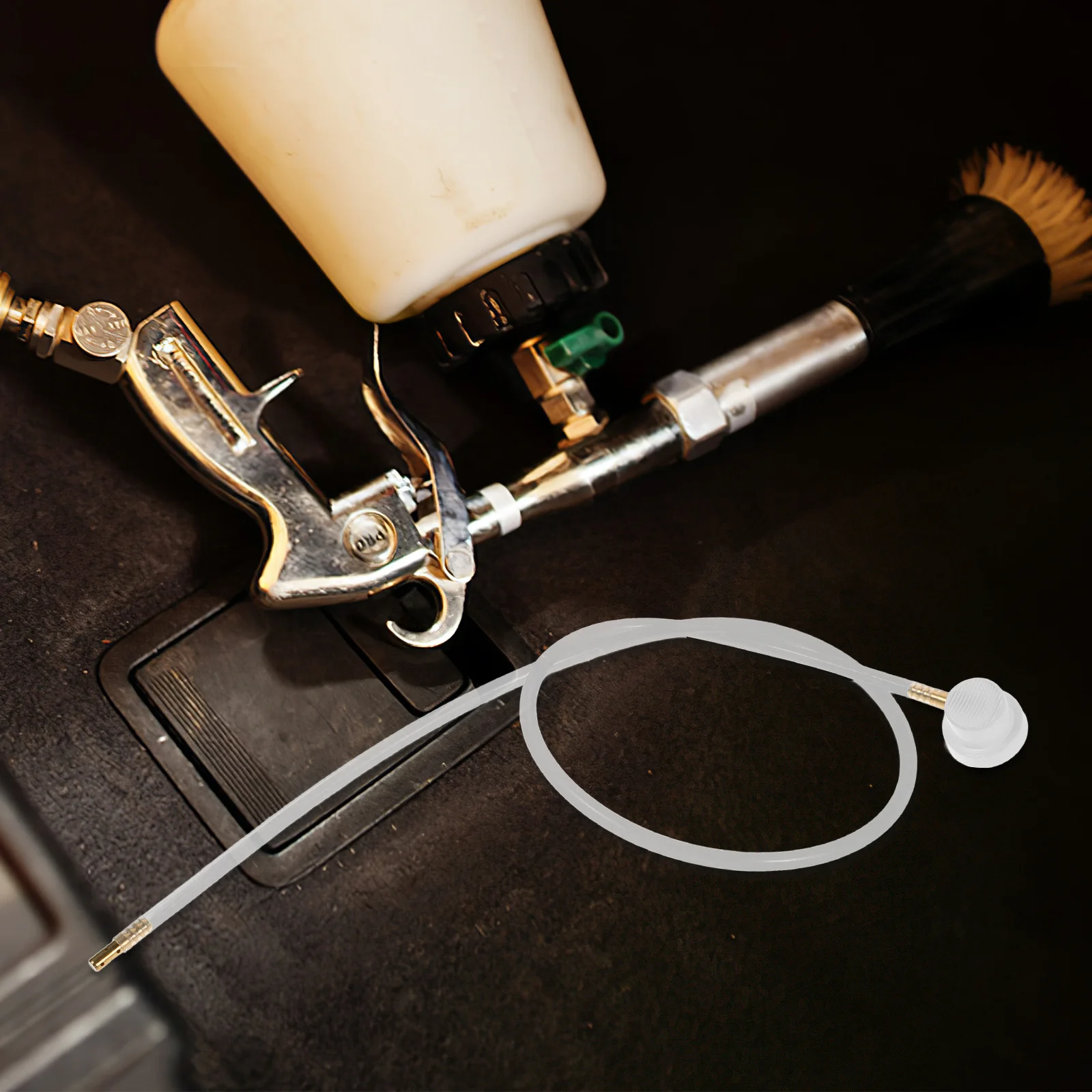 

4Pcs Spray Can Nozzle Extension Hose for Automotive Air Conditioning Cleaner Spray Tip Deep Vent Reach Flexible Hose Nozzle