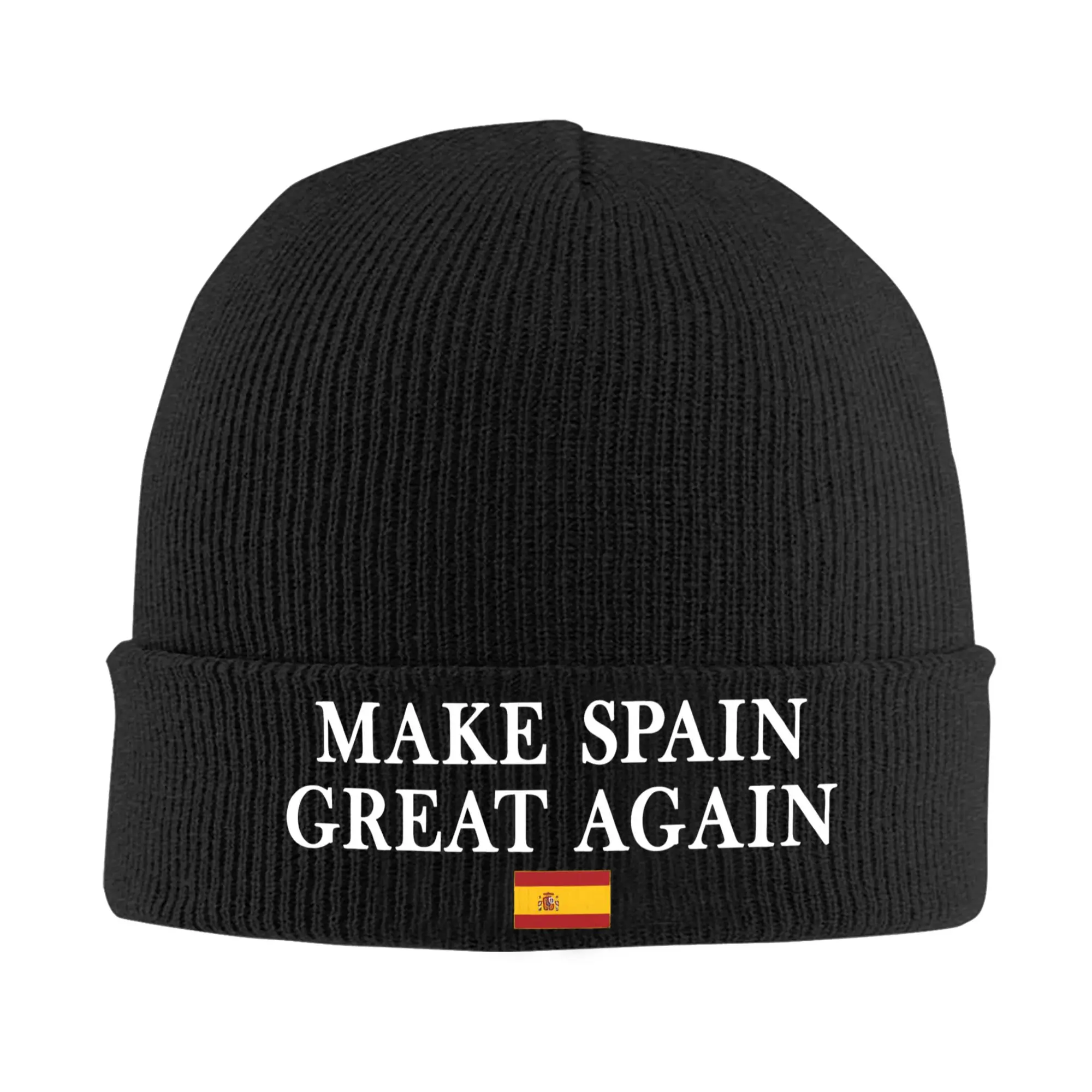 Espana Make Spain Great Again Beanie Hats  Bonnet Hats Female Male Y2K Cool Kpop Skullies Beanies Spring Custom Elastic Caps