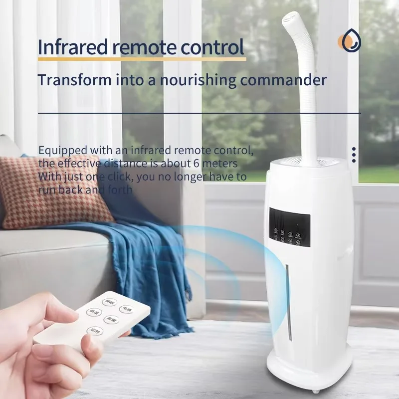 18L Ultrasonic Air Humidifier Wet  Mist Humidicator Huge Capacity Evaporation for Commercial School Office Humidifier