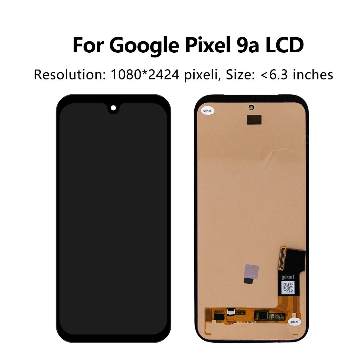 AMOLED Screen For Google Pixel 9A GXQ96 GTF7P G3Y12 Lcd Display Digital Touch Screen Assembly Tested Pixel 9a Replacement