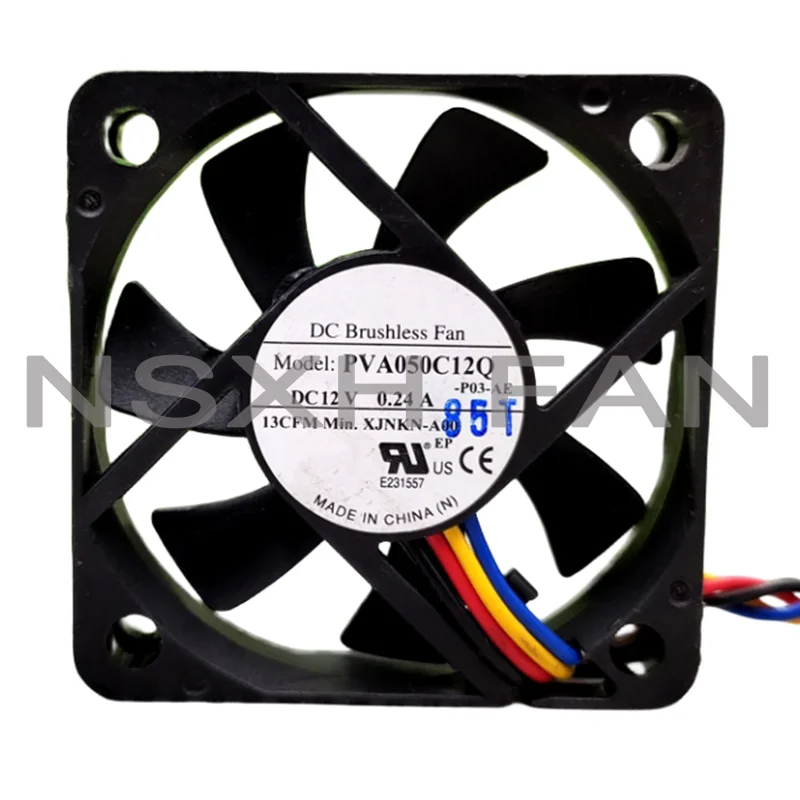 5010 PVA050C12Q 12V 0.24A 5CM PWM TEMPERATURE CONTROL COOLING FAN