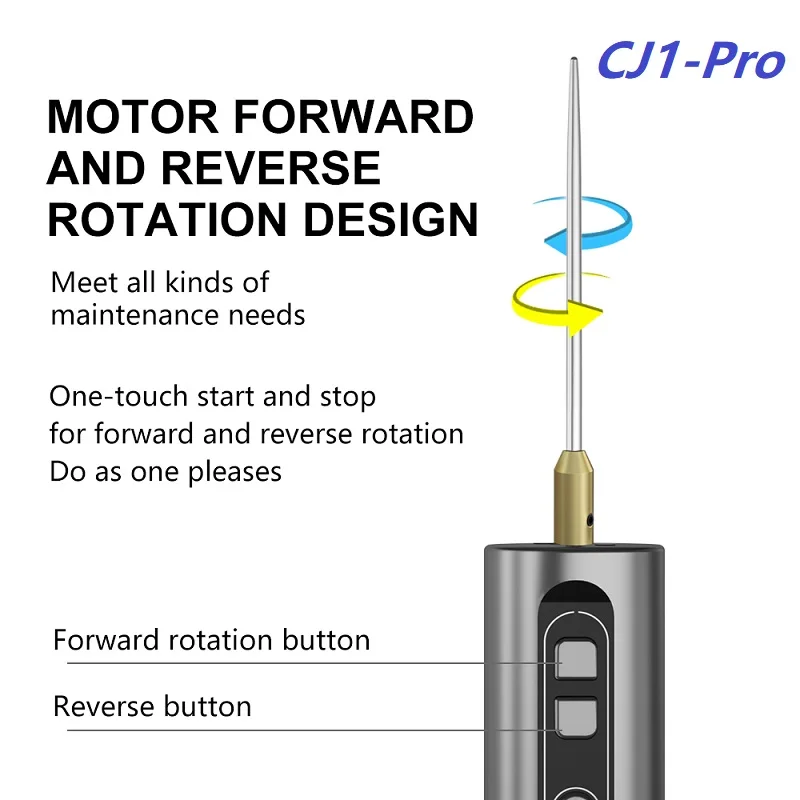 MaAnt CJ-1 PRO 9-Speed Adjustable Electric OCA Glue Remover - Professional Tool for Mobile Phone & Computer Cleaning Repair