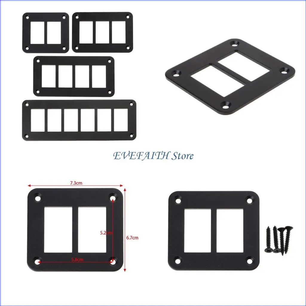 

124B 2/3/4/5/6-полосный прочный мотоциклетный прицеп, лодка, кулисный переключатель, держатель панели корпуса