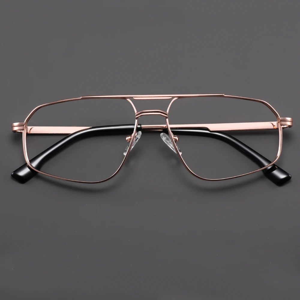 Ultra Light Titanium Wide Edge Eyeglass Frame Retro Men's Frame New Anti Blue Light Optical Prescription Frame