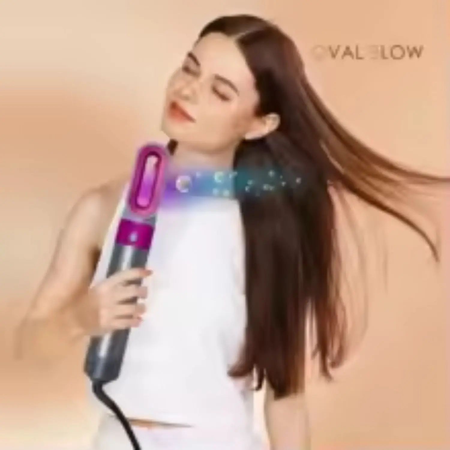 المهنية 5 في 1 مجفف الشعر الكهربائي Airwrap مكواة فرد الشعر التلقائي مشط الهواء الساخن-مكواة فرد الشعر المنزلية