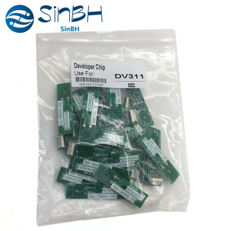 4PCS DV311 DV512 Developer Unit Chip For Konica Minolta Bizhub C224 C284 C364 C454 C554 C220 C280 C360 224 284 364 454 554