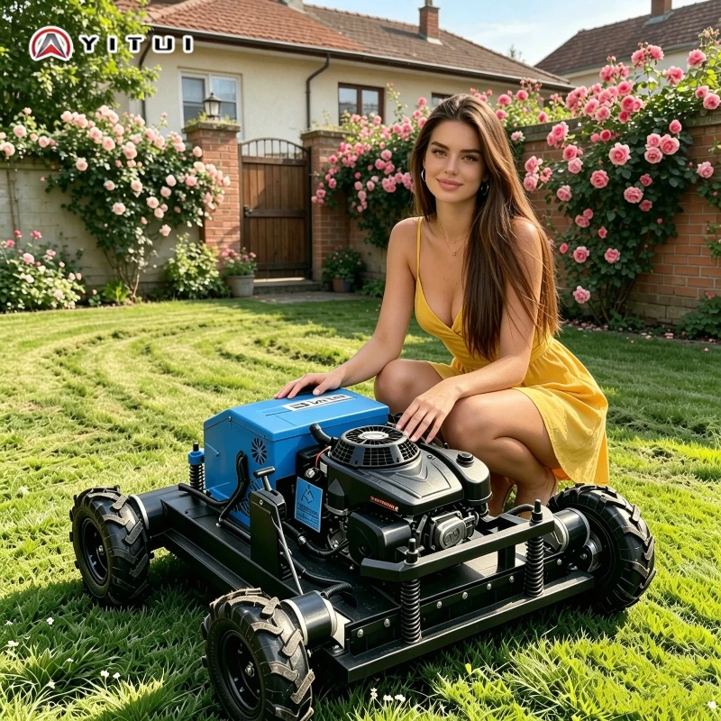 

Customized Lawn Mower Robot Adjustable Cutting Height Long Lasting Battery Outdoor Yard Small Garden Grass Cutting Machine