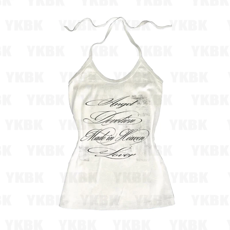 Y2K Print Letter Ve…