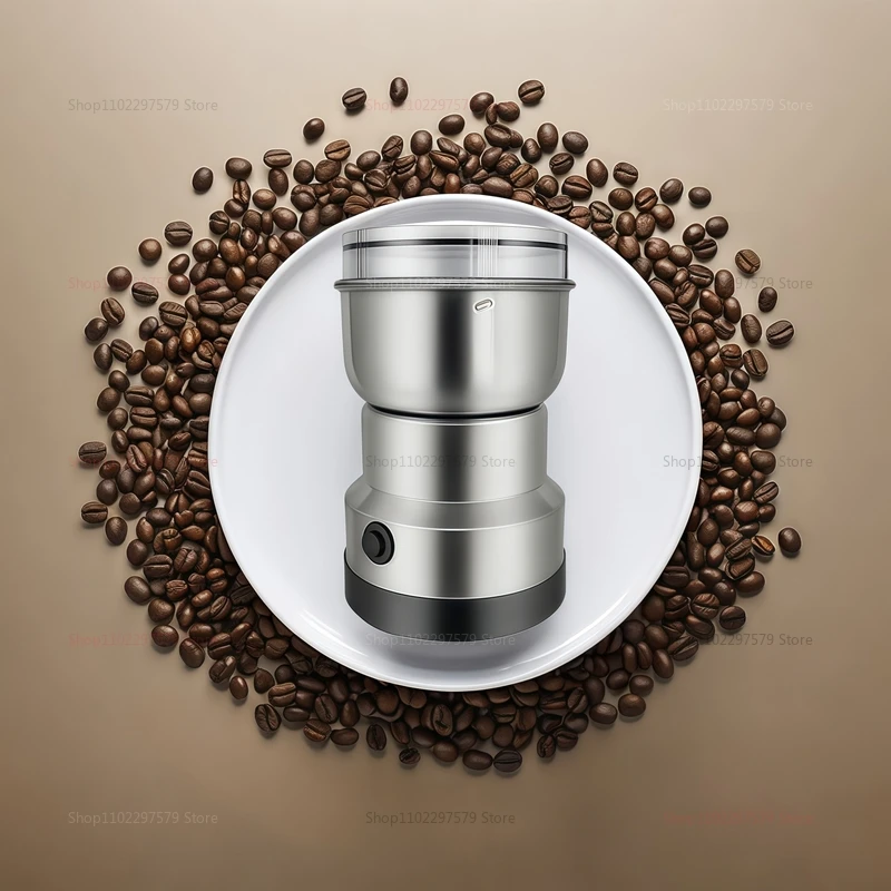 مطحنة كهربائية منزلية متعددة الوظائف لآلة مسحوق حبوب البن والتوابل والجوز لاستخدام المطبخ