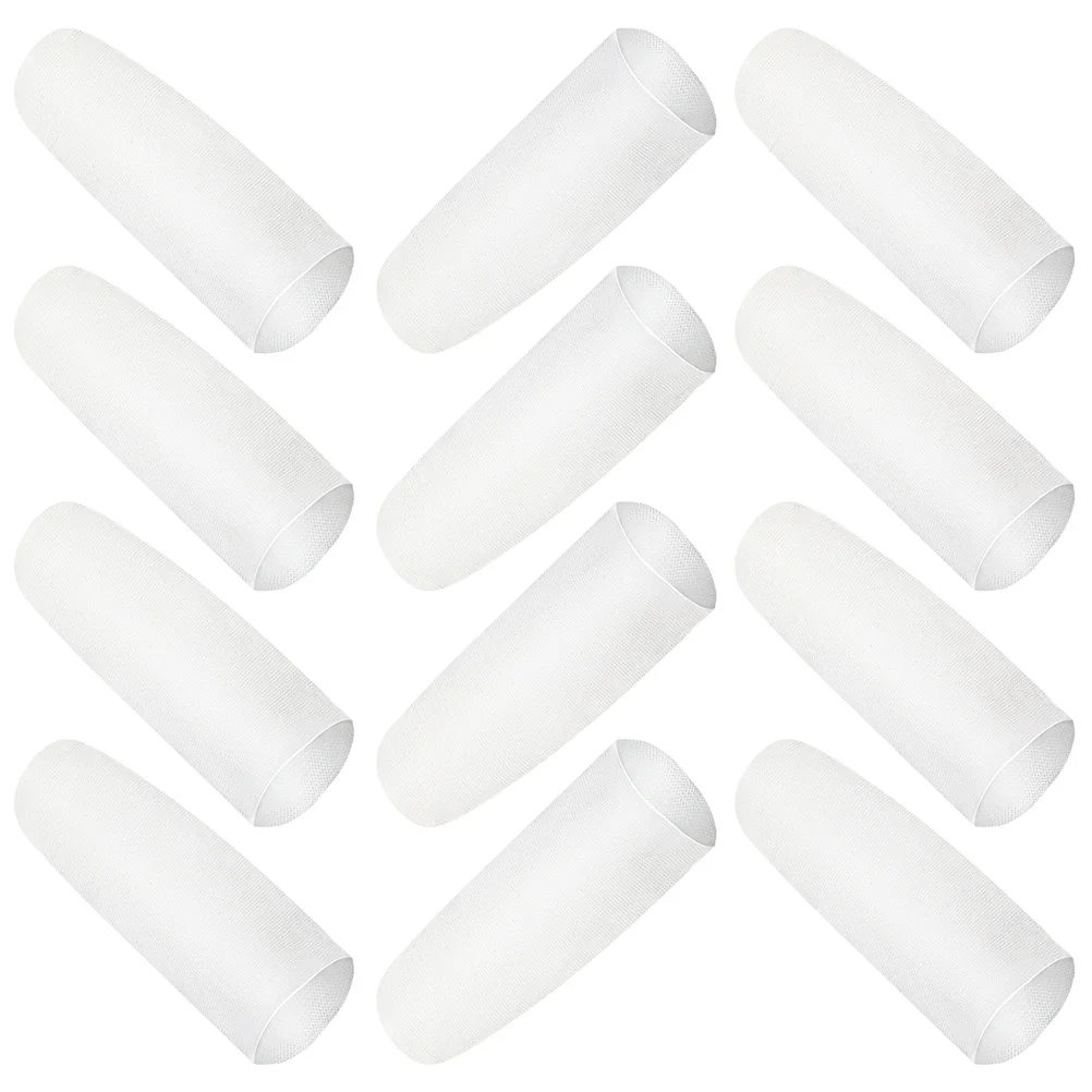 

200 Pcs Cut Resistant Finger Protectors Cots Protectors Thumb Sleeve Breathable Stretch Cotton Lightweight Anti-cut Protection