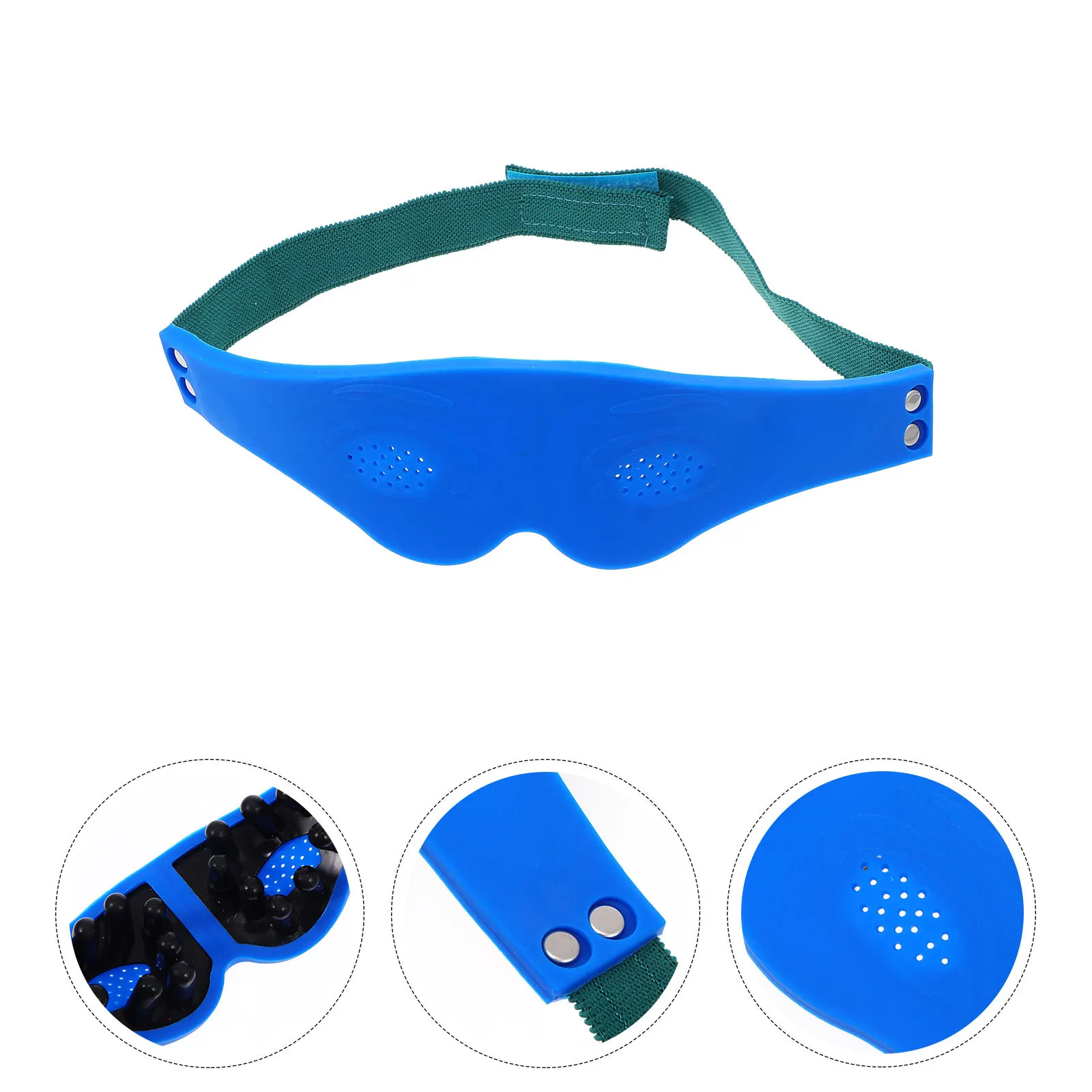 

1 шт., электрическая электродная маска для глаз, силиконовая удобная подушечка для глаз, практичное физиотерапевтическое устройство, аксессуар для физиотерапии