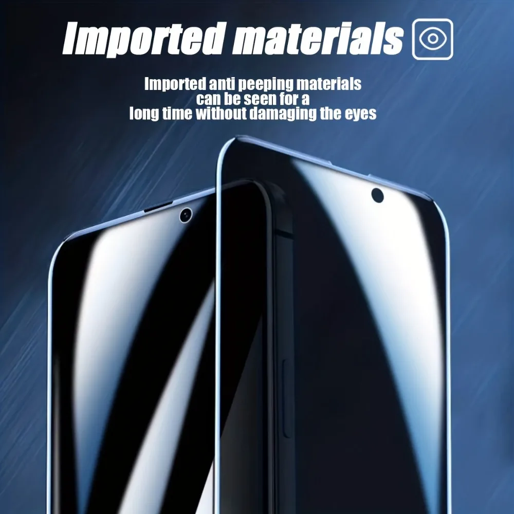 4Pcs Full Cover Privacy Hydrogel Film for iPhone 17 16 15 14 Pro Max 15 16 Plus Screen Protector for iPhone 13 12 11 Pro Air 17e view 3