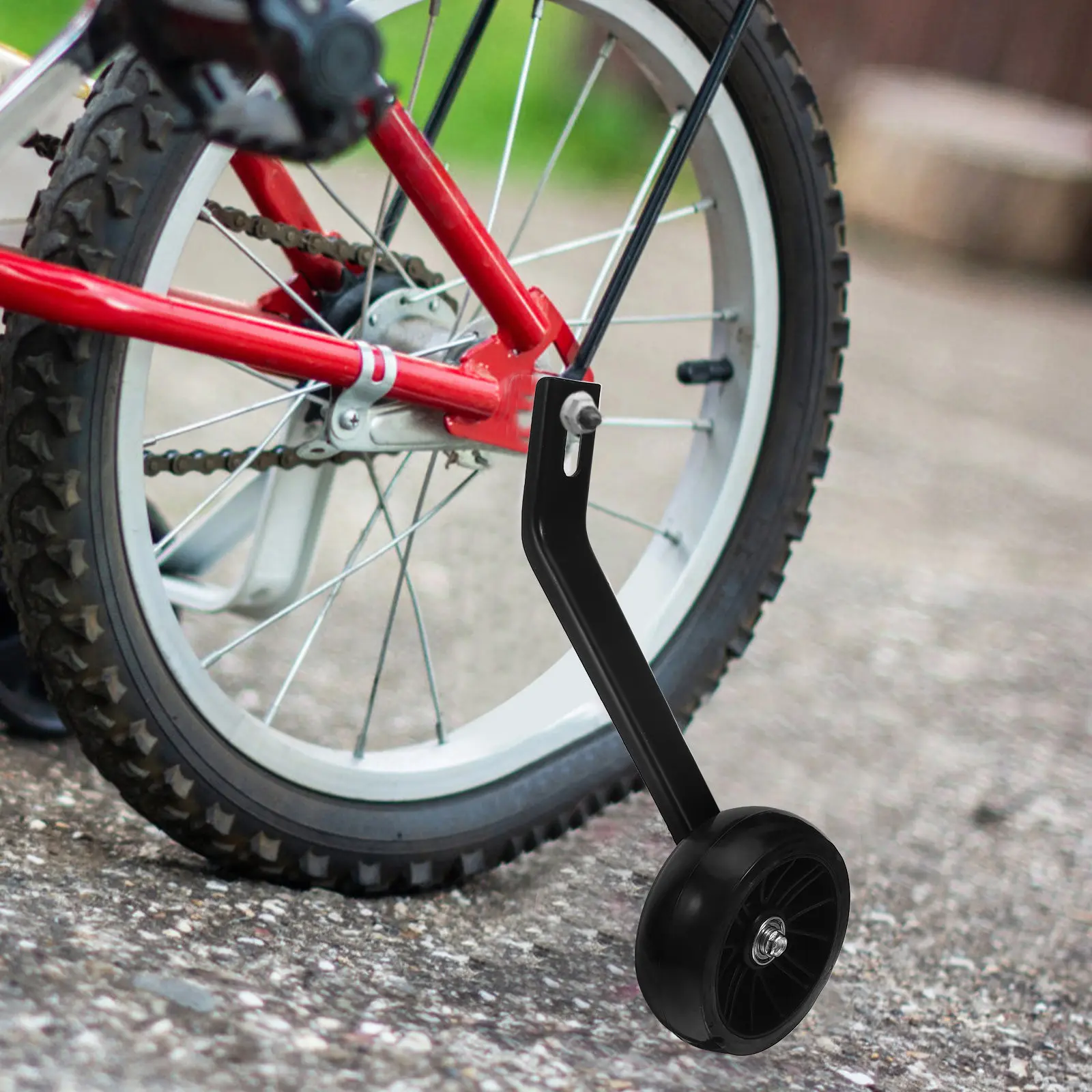 

Комплект из 2 вспомогательных колес для детского велосипеда, светящиеся, регулируемые, для 20-дюймовых детских велосипедов, для безопасной езды