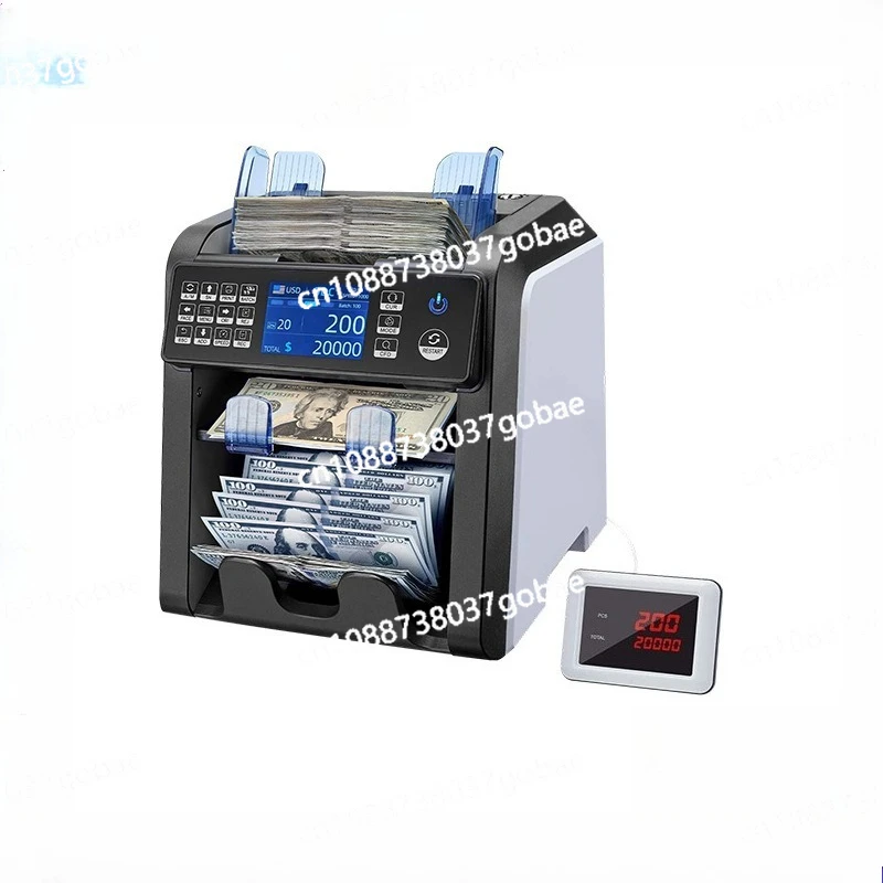 

AL-950 Point Banknote Detector CIS Image Recognition Mixing Point Total Amount Vertical Machine