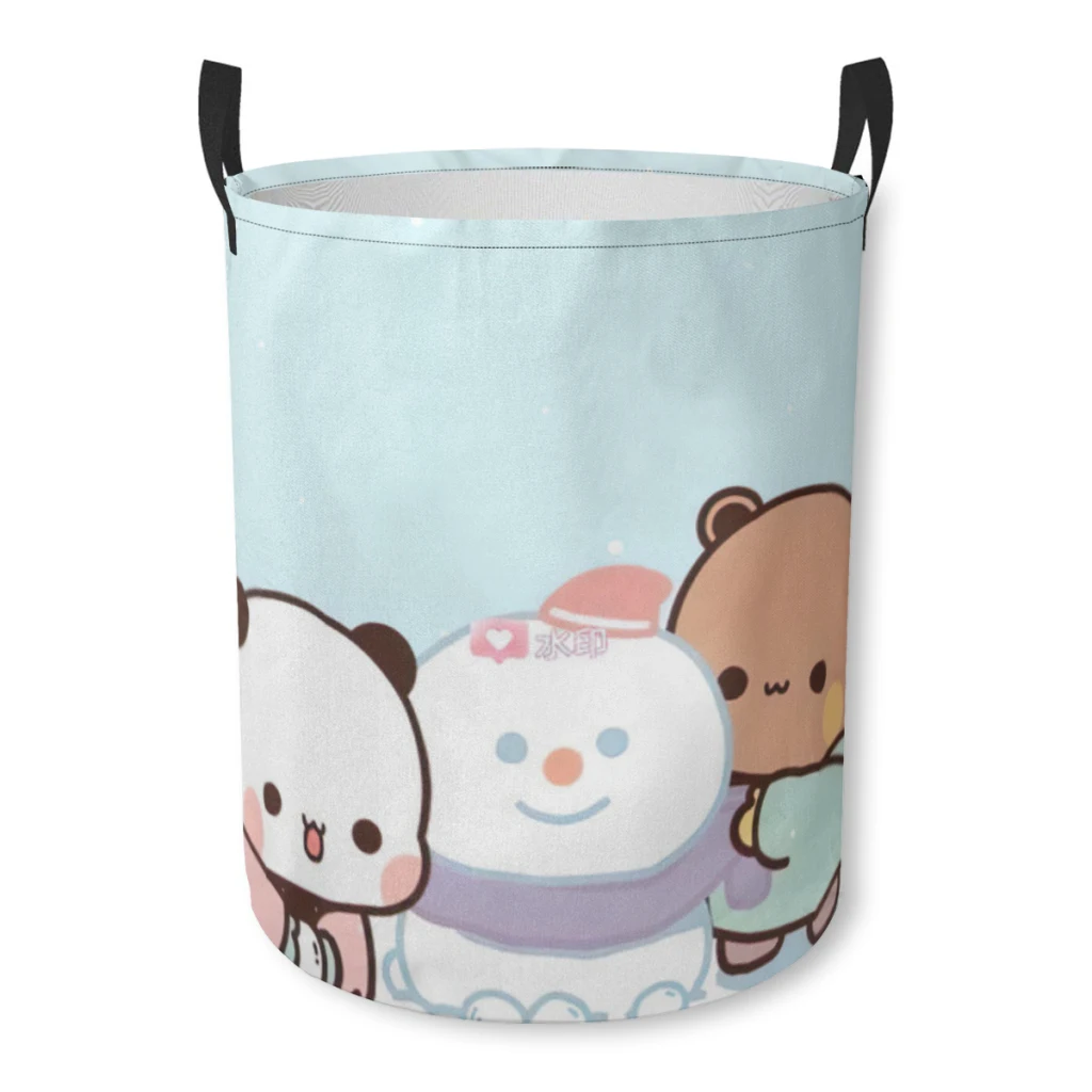 Laundry Basket One Two Bubu Little Bear Fabric Laundry Moving Folding Dirty Laundry Basket