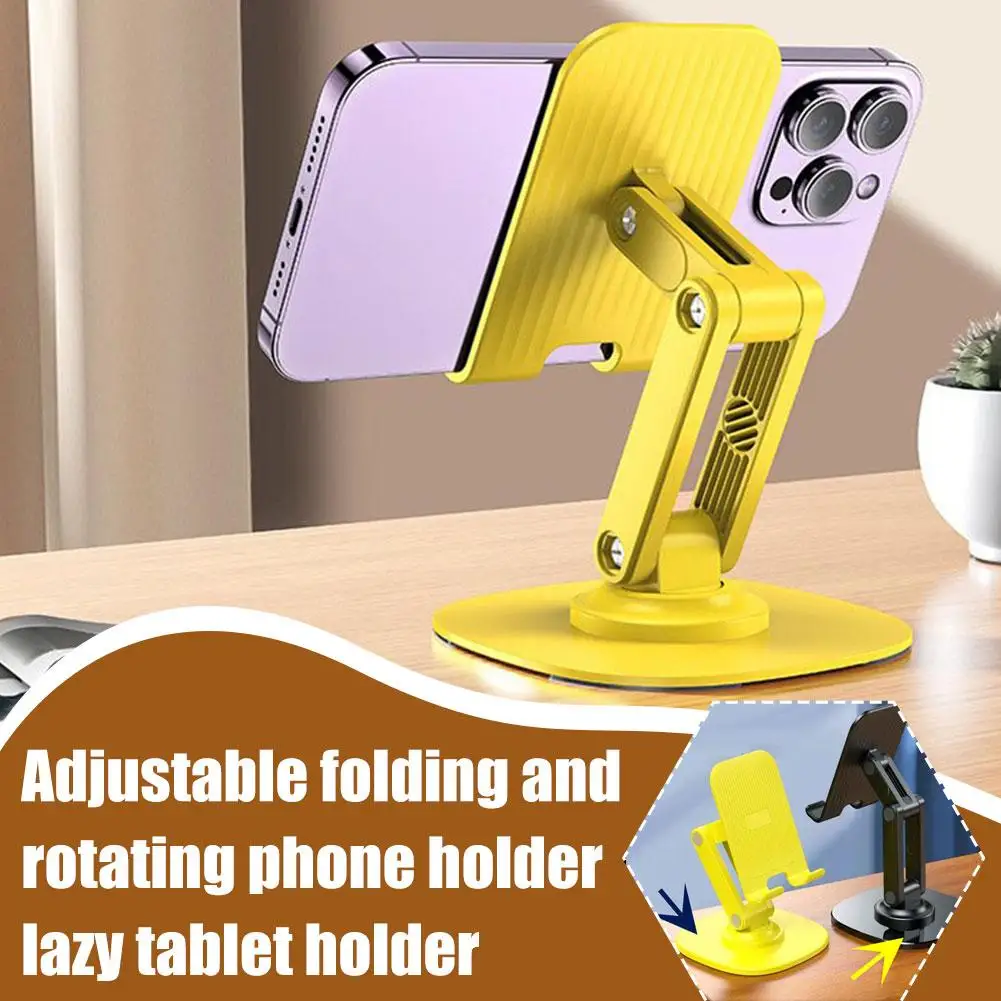 Adjustable Mobile Phone Holder Foldable Desktop Mobile Lazy Mobile Support Phone Tablet Portable Support Stand Phone G4Q2