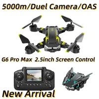 Newest G6 Drone Big Screen Control Profesional 8k 4K HD Camera Optical flow 5G Obstacle Avoidance Quadcopter APRON Kid Gift