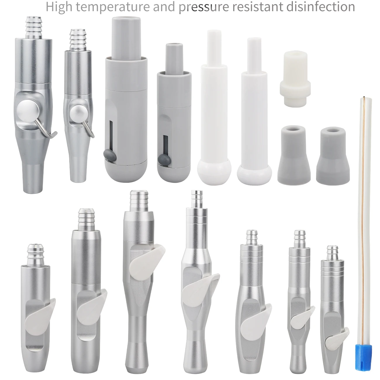 Tandheelkundige Klep Oral Speekseluitwerper Zuig Korte Sterke Zwakke Handstuk Klep Dental Oral Speeksel Korte Zwakke Handstuk Tip Adapter