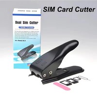 6 in 1 Universal Multifunction Dual Nano Micro SIM Card Cutter Punch Smartphone Card Suitable For Android Smart Phone Accessory