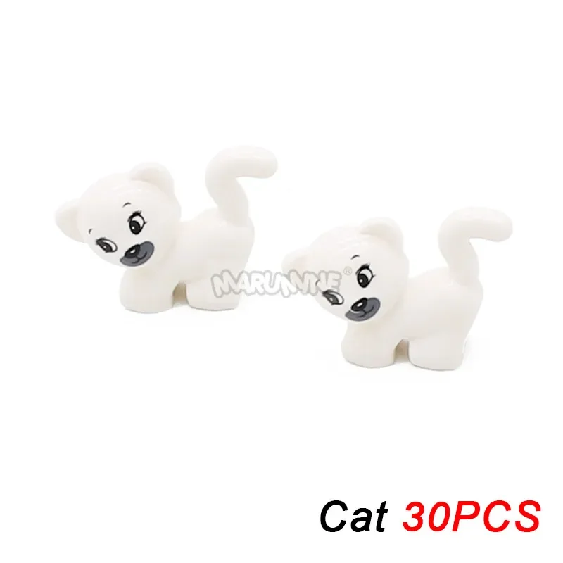 Marumine Flamingo Tier Bausteine Teile Moc Ziegel Möwen Pinguine Eichhörnchen Husky Vogel Kits Zubehör DIY Modelle Spielzeug 5