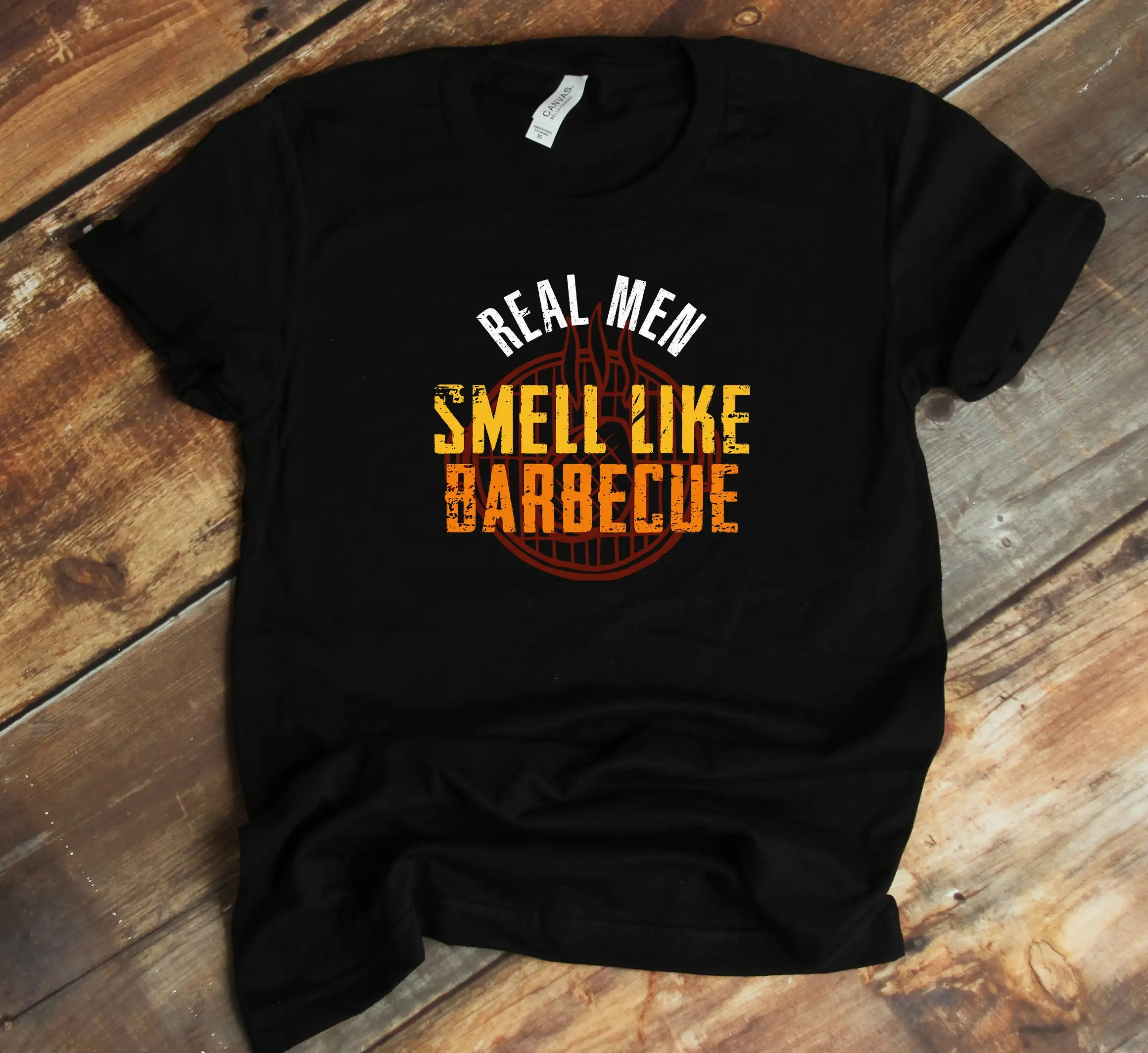 Real Men Smell Like Barbecue T Shirt Bbq Lover Meat Tank Top Smoke Cook
