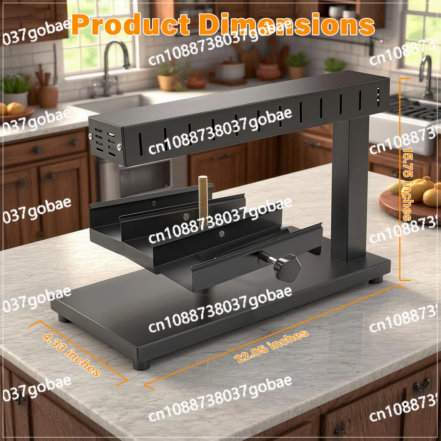 Commercial 750D two-wheel rotary cheese machine Western restaurant cafe Commercial dry cheese heater