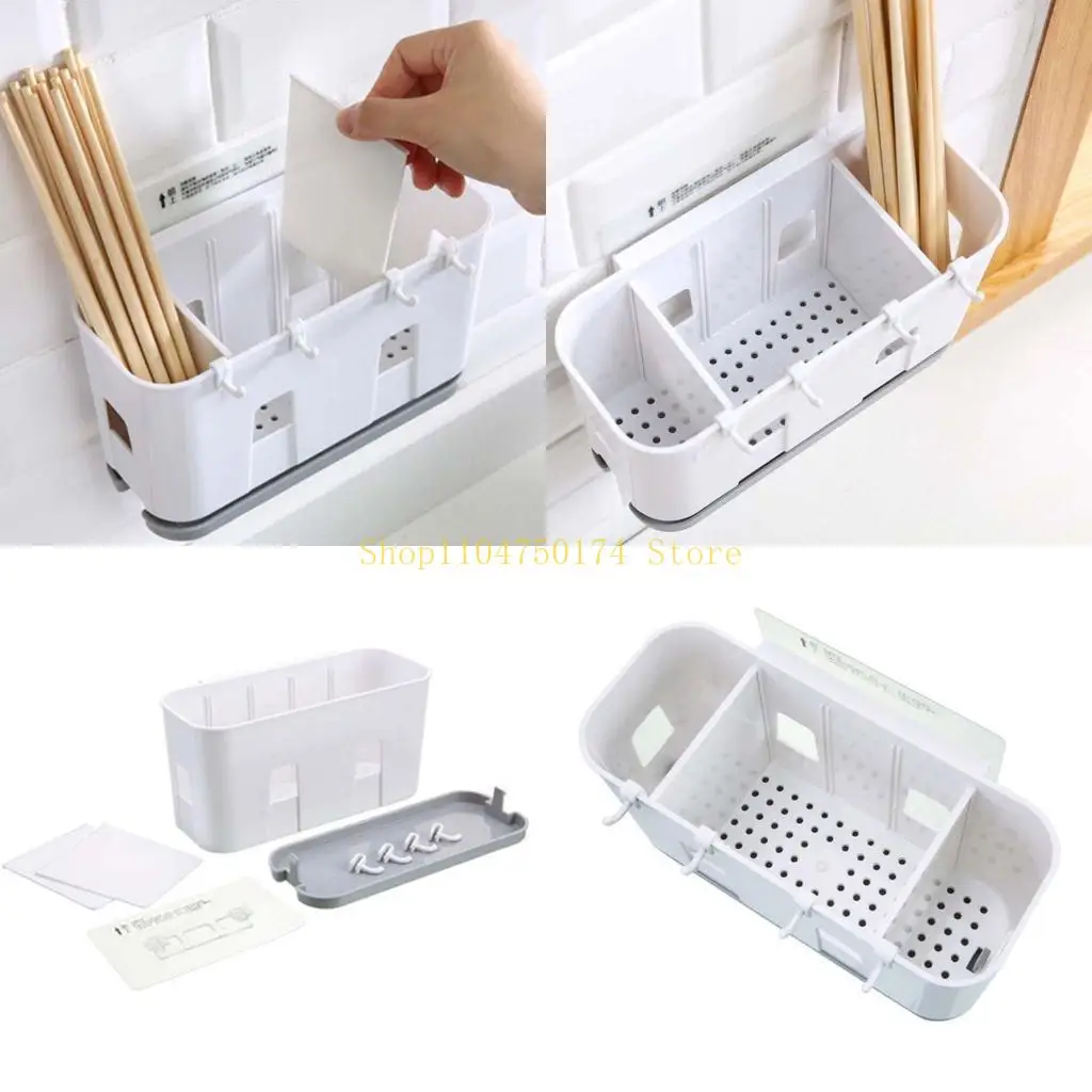 

Wall Mounted Cutlery Drainer Rack with Drip Tray Utensils Spoon Fork C top sale