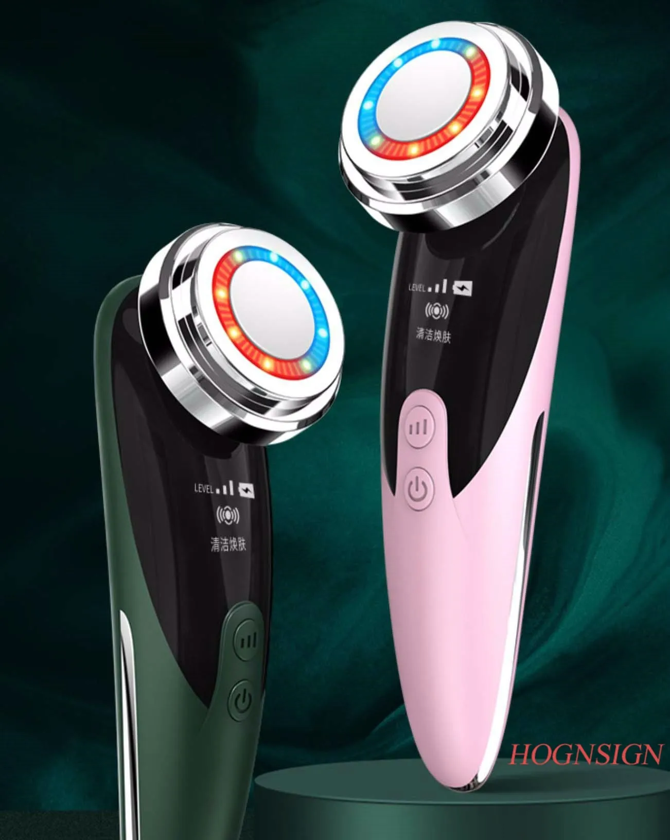 متعددة الوظائف جهاز تدليك للعناية ببشرة الوجه جهاز تدليك الوجه الكهربائي نظيفة الوجه تجديد الجلد رفع تشديد الوجه