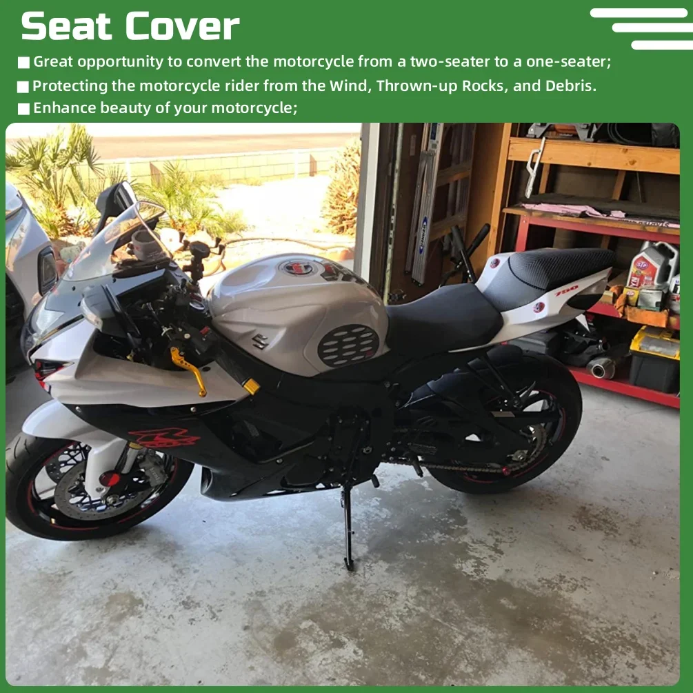 GSXR 750 Seat Cover Cowl Rear Pillion Solo For Suzuki GSX-R 600 750 K11 2011-2024 GSX-R 600 Accessories Motorcycle Carbon