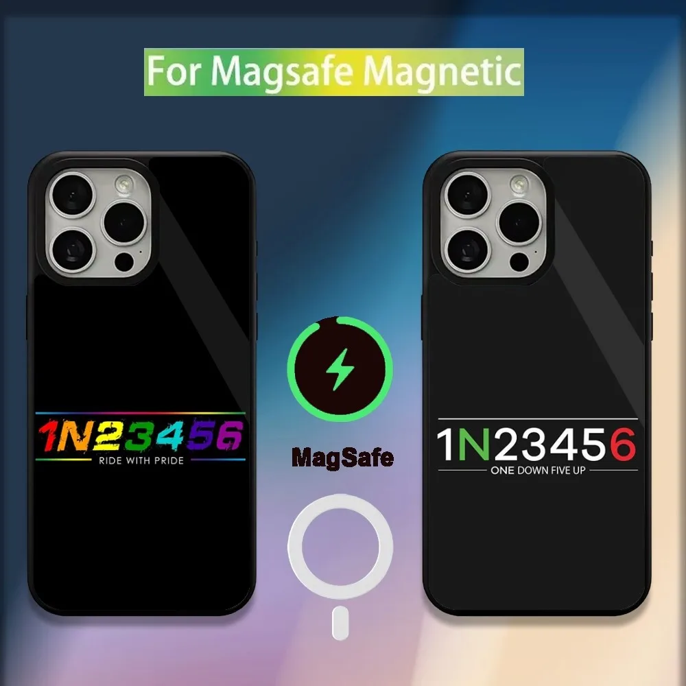 

1N23456 Motorcycle Phone Case For iPhone 16,15,14,13,12,11,Plus,Pro,Max,Mini Magsafe Magnetic Wireless Charging