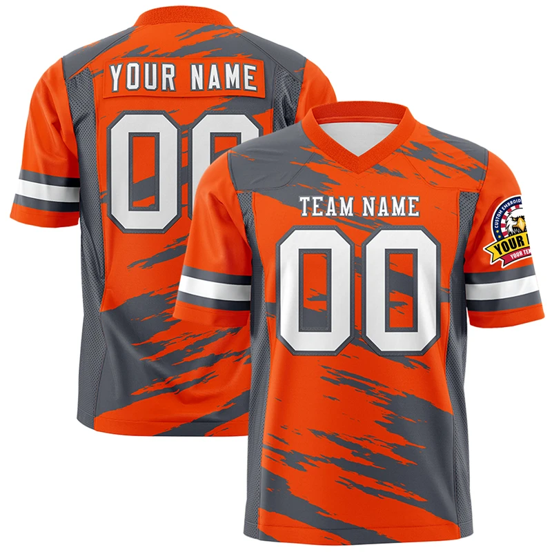 

Custom Football Jerseys Custom Team Retro American Football Wear Stitched Embroidered Uniform Tracksuit