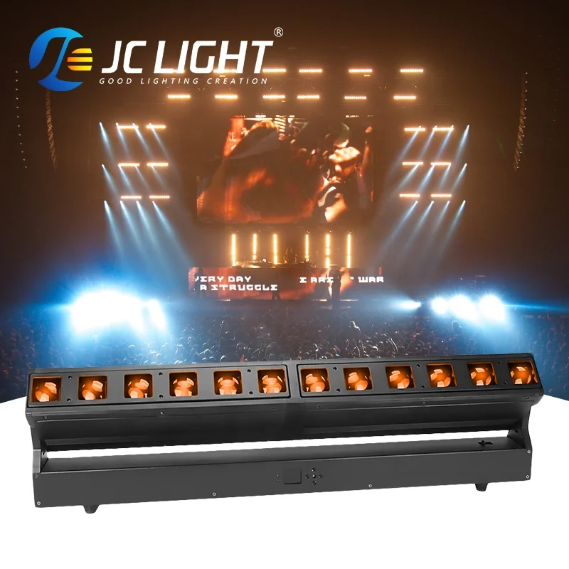 

Live Concert Lighting Rgbw 4in1 Pixel Zoom Moving Head Stage 12x40w Led Wash Beam Bar Moving Lights