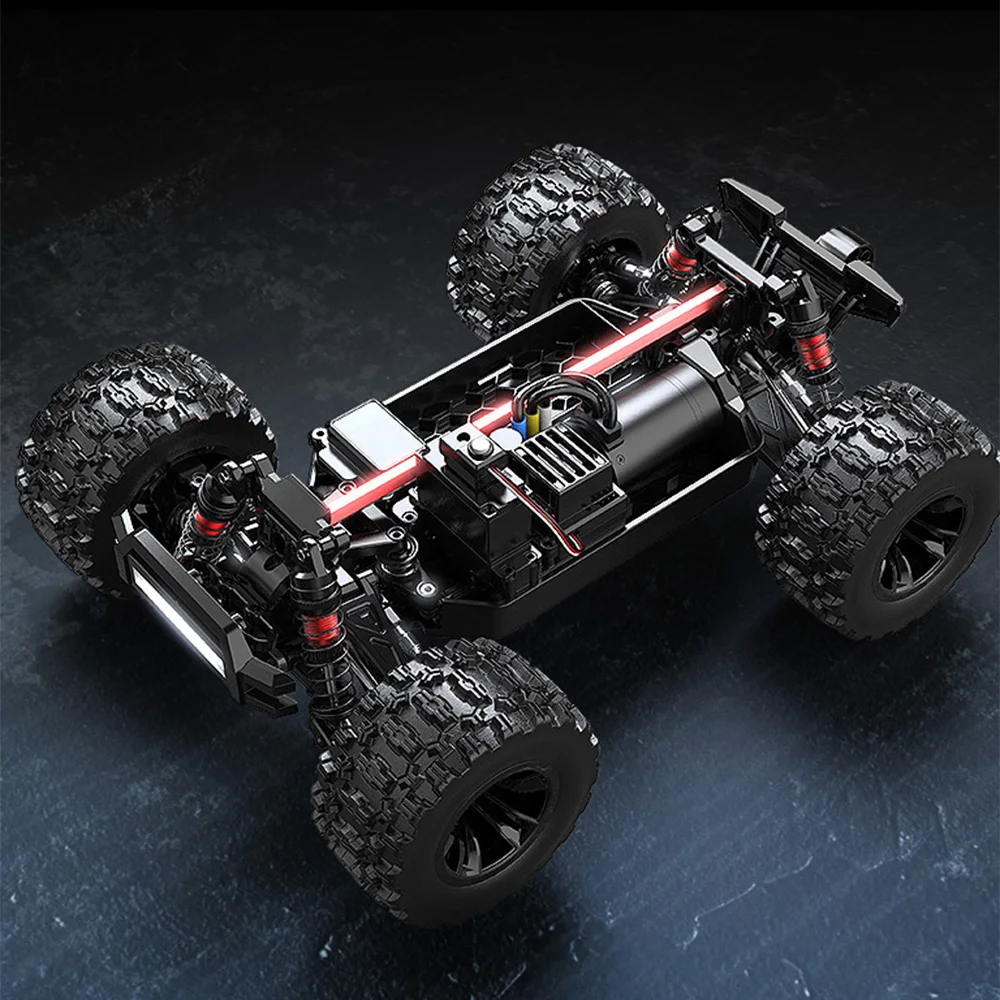 MJX Hyper Go 14208 RC Car 4WD Brushless Motor 45A ESC 6KG Servo 41-53KM/H Off-road Monster Truck 2.4GHz 120M Control Distance view 3